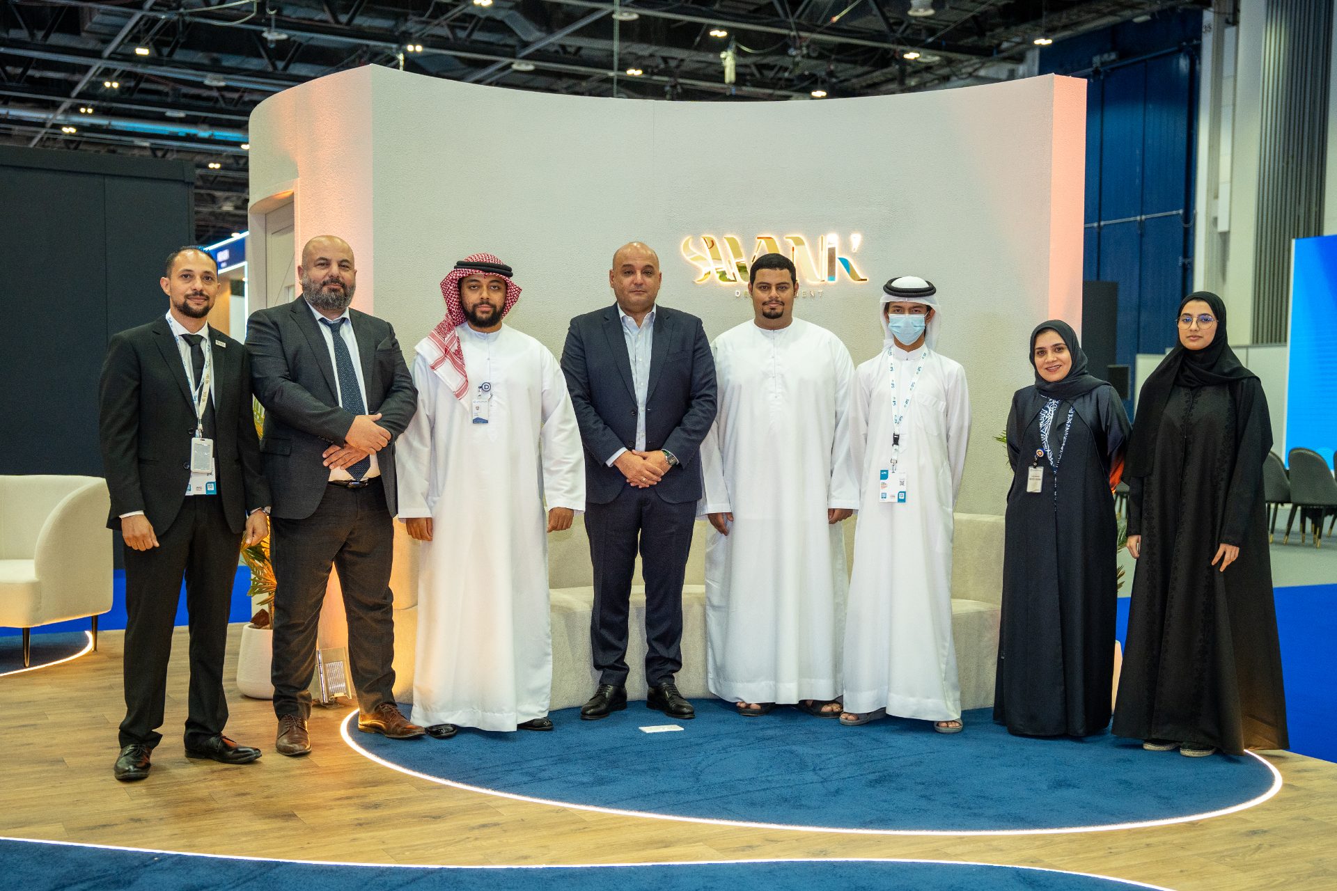 HCT interns graduation ceremony at the Swank Development stand, IPS 2026 Dubai