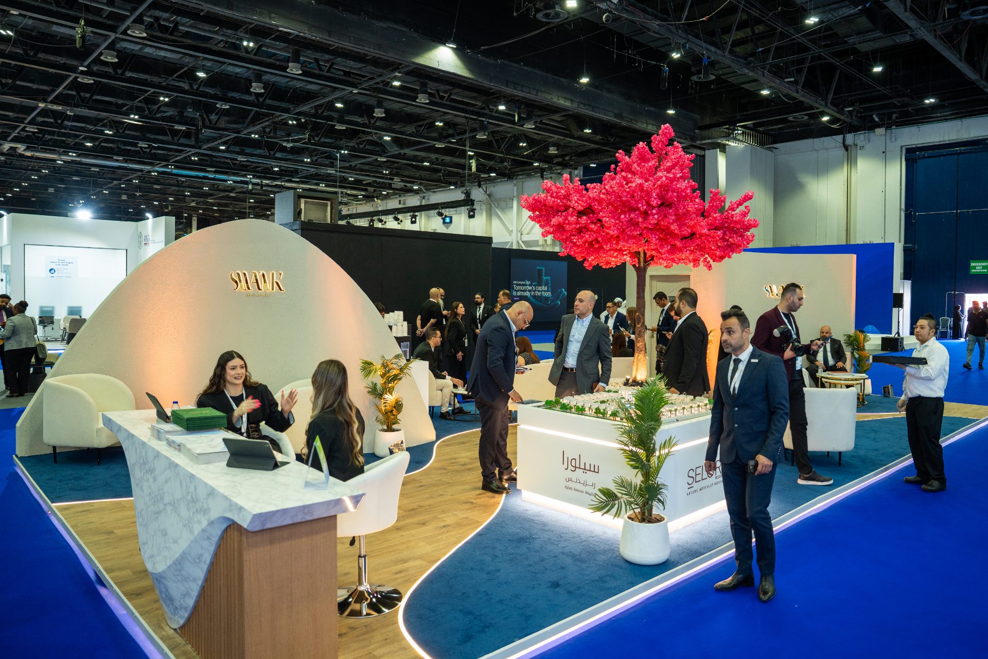 Swank Development stand at IPS 2026, Dubai World Trade Centre - Selora Residences Phase 2 release